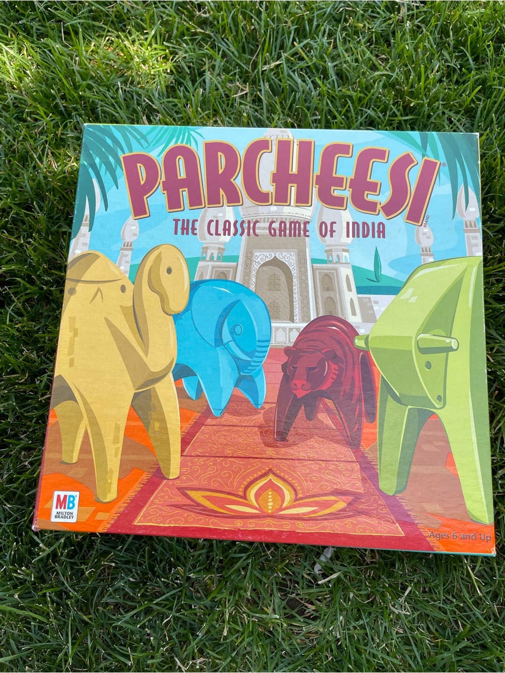 2001 Parcheesi Board Game - Classic Edition with Animal Pawns (Like New)